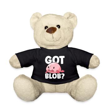 Poisson blob mignon poisson laid - Nounours - noir - Devant