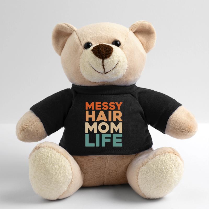 Mama Mutter Unordentliches Brötchen Mutterleben Teddy