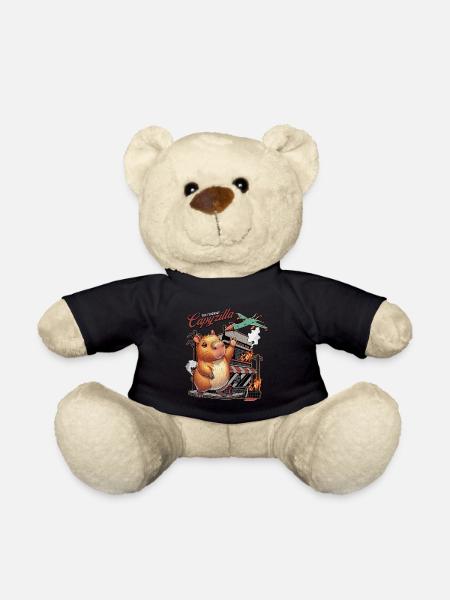 Capybara Capyzilla - Teddy - Schwarz