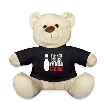 Bowling Ball Bowling Pin Ten-Pin Bowling - Teddy - Schwarz - Vorne
