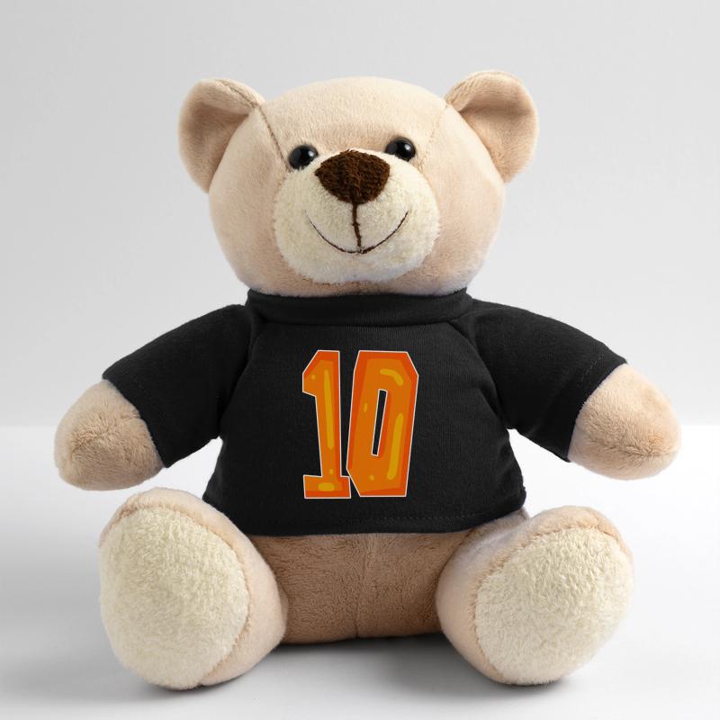 Dix 10 Numéro Orange Nounours