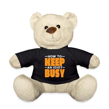 Comment occuper un idiot 21 - Nounours - noir - Devant