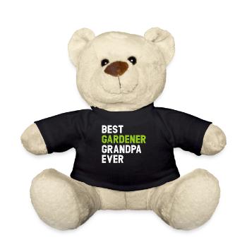 Best Gardener Grandpa Ever - Gardener Landscaper G - Teddy - Schwarz - Vorne