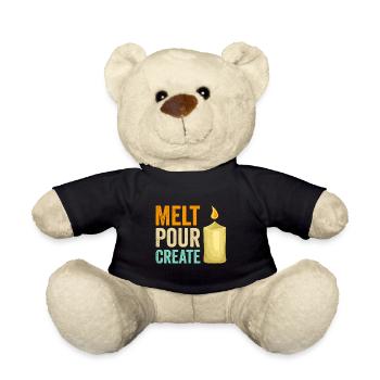Drôle de fabricant de bougies Candle Maker Saying - Nounours - noir - Devant