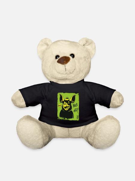 Witziges Schwein: Geh weg, hau ab - Teddy - Schwarz