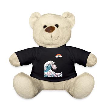 Osez être vous-même - Couleurs trans LGBT dans le - Nounours - noir - Devant