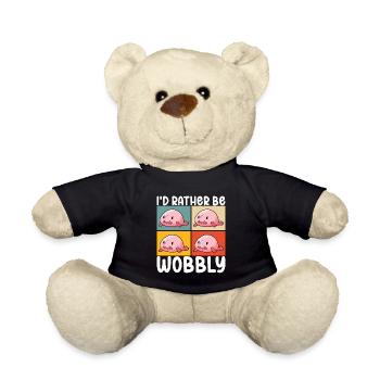 Poisson blob mignon poisson laid - Nounours - noir - Devant