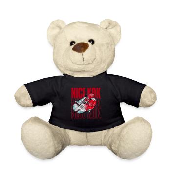 Schöner Kok Lustiger Blumenhorn-Buntbarsch Fischhalter - Teddy - Schwarz - Vorne