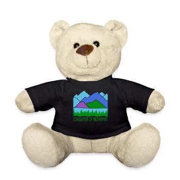 Mountain Trekking Hiker Hiking Mountains - Teddy Bear - black - Front