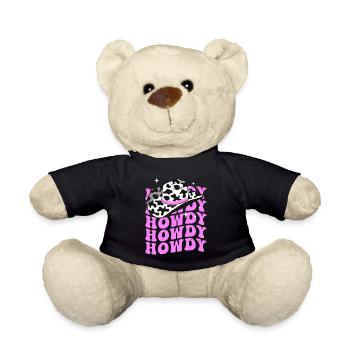 Western Country Texas Cowboyhut - Teddy - Schwarz - Vorne