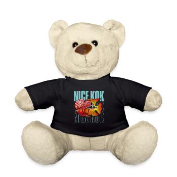 Schöner Kok Lustiger Blumenhorn-Buntbarsch Fischhalter - Teddy - Schwarz - Vorne