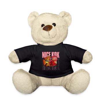 Schöner Kok Lustiger Blumenhorn-Buntbarsch Fischhalter - Teddy - Schwarz - Vorne