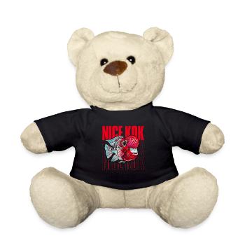Schöner Kok Lustiger Blumenhorn-Buntbarsch Fischhalter - Teddy - Schwarz - Vorne