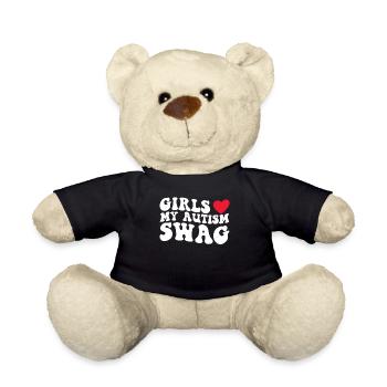 Journée de sensibilisation à l’autisme : Cadeau pour autistes - Nounours - noir - Devant