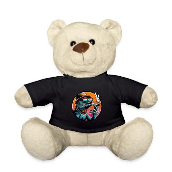 Echse Kiffen Leguan - Teddy - Schwarz - Vorne