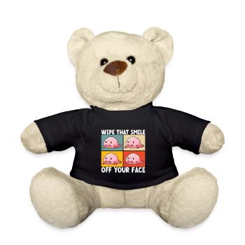 Poisson blob mignon poisson laid - Nounours - noir - Devant