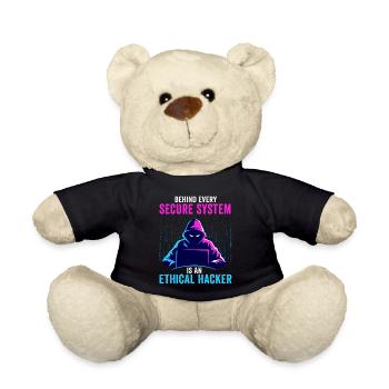 Ethische Hacker-Cybersicherheitsexpertise - Teddy - Schwarz - Vorne
