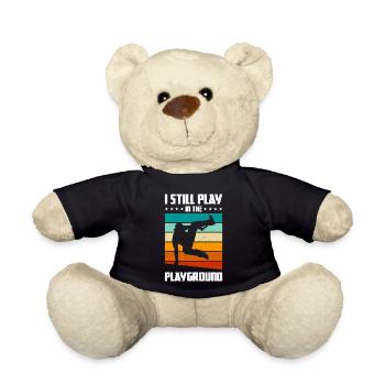 Funny parkour saying - Teddy Bear - black - Front