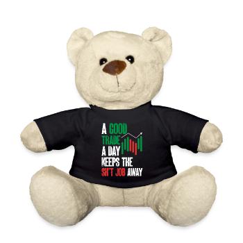 Trading Crypto Stock Market Investor Day Trader - Nounours - noir - Devant