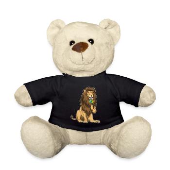 Lion Lollipop - Teddy Bear - black - Front