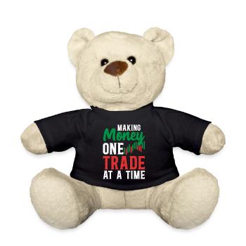 Trading Krypto Aktienmarkt Investor Day Trader - Teddy - Schwarz - Vorne