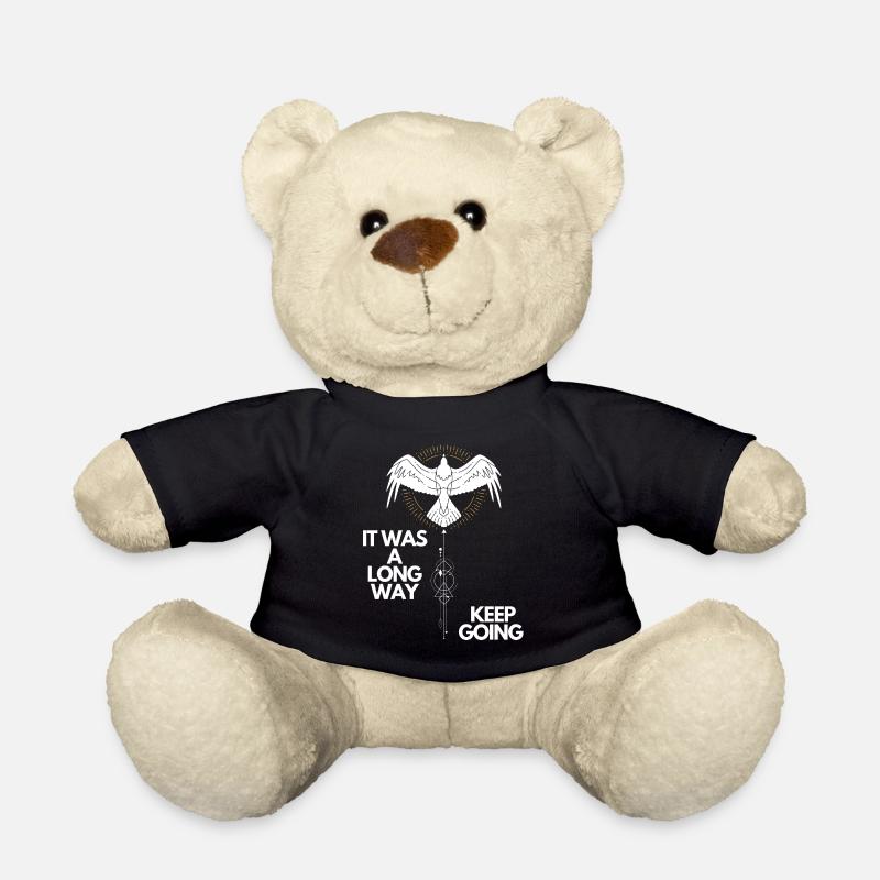 Keep going Nordisches Motivations Design - Teddy - Schwarz