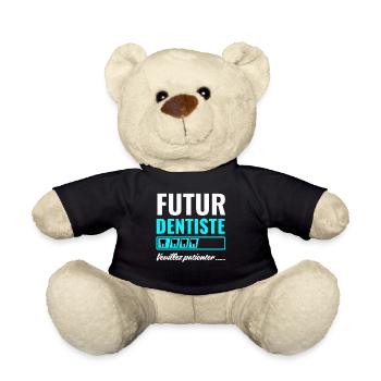Futur dentiste - Nounours - noir - Devant