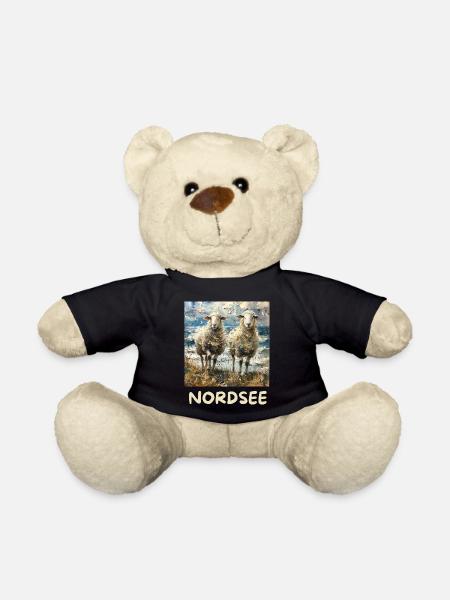 North Sea Sheep Northern Germany Lower Saxony - Teddy Bear - black
