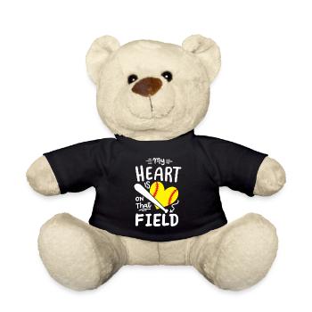 Softball Mama Papa - Teddy - Schwarz - Vorne