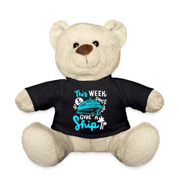 Kreuzfahrtschiff Urlaub - Teddy - Schwarz - Vorne