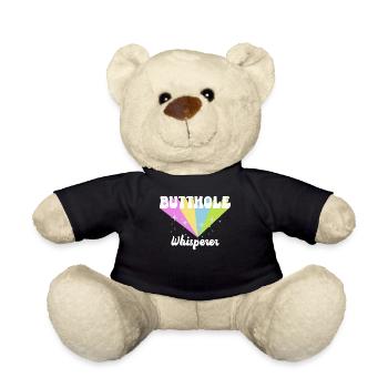 Butthole Whisperer - Teddy Bear - black - Front