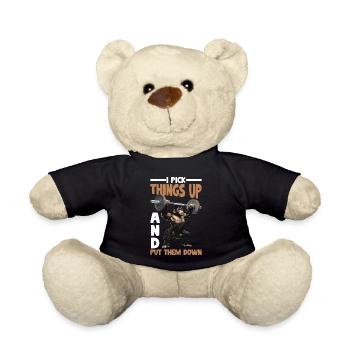 Je ramasse des choses et les pose 41 - Nounours - noir - Devant
