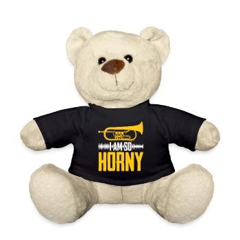Flugelhorn Brass Instrument Orchestra - Teddy Bear - black - Front