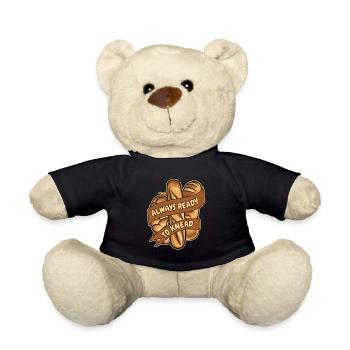 Immer bereit, Brotbackautomaten-Brotteig zu kneten - Teddy - Schwarz - Vorne