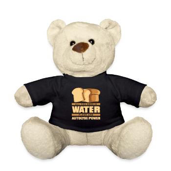 Wasser Mehl Und Autolyse Power Brot Teig Liebhaber - Teddy - Schwarz - Vorne
