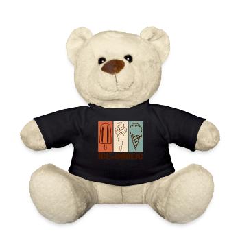 Crème glacée d’été - Nounours - noir - Devant