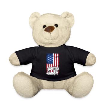 Sewing Machine US Flag Sewing US flag - Teddy - Schwarz - Vorne