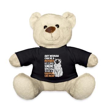 Katze Ragdoll Geschenk - Teddy - Schwarz - Vorne