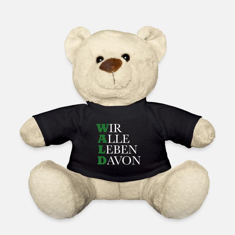 Wald - Wir alle leben davon - Teddy - Schwarz
