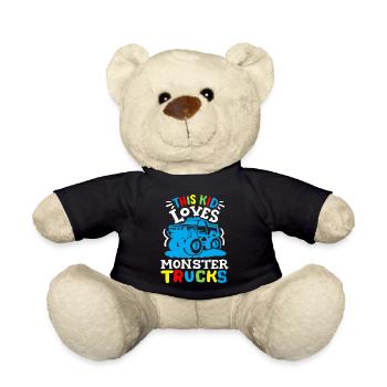 Monstertrucks für Kinder - Teddy - Schwarz - Vorne