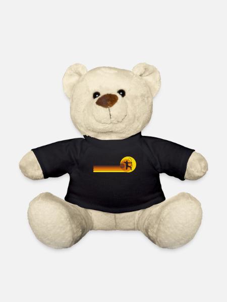 Bogenschütze Sport 70er Jahre Vintage - Teddy - Schwarz