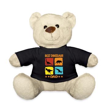 Best Dinosaur Dad - Teddy - Schwarz - Vorne