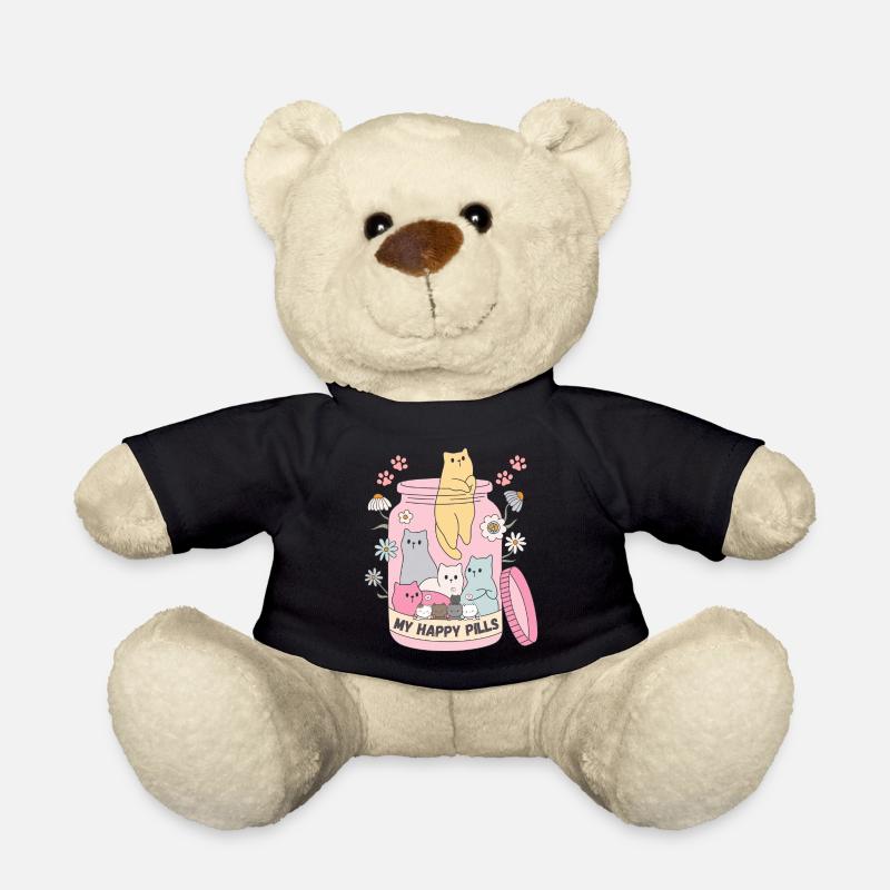 Meine Happy Pills - Teddy - Schwarz