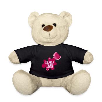 Je ne suis pas perfectionniste, je suis un artiste - Nounours - noir - Devant