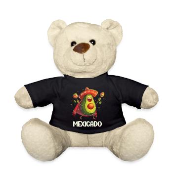 Avocado Mexicado Vegan Essen Vegitarier Maracas - Teddy - Schwarz - Vorne
