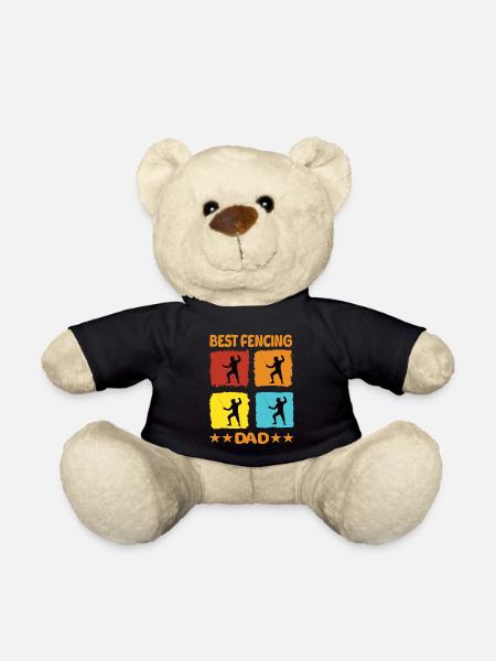 Best Fencing Dad - Teddy - Schwarz