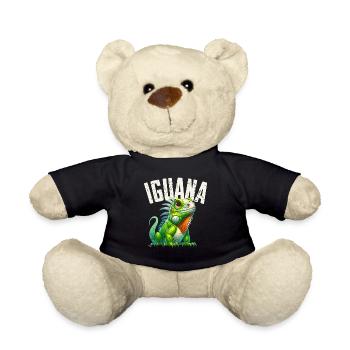 Iguana - Teddy Bear - black - Front