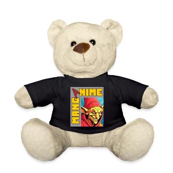 Manga Anime: Evil Goblin Gnome - Teddy Bear - black - Front