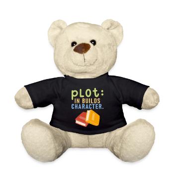 Plot It Builds Charactet Book Writing Writer - Teddy - Schwarz - Vorne