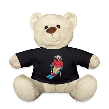 Labrador Skifahrer Ski - Teddy - Schwarz - Vorne